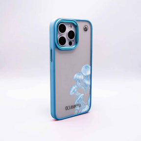 iPhone 13 Hülle -  qualle blau - "Jellies" - nachhaltig
