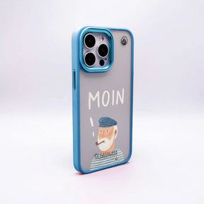 iPhone 17 pro max Hülle - Moin blau - "Ostfriese" - nachhaltig