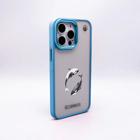 iPhone 16 pro max Hülle - Orca blau - "OrcaFlow" - nachhaltig