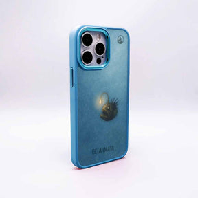 iPhone 17 Air Hülle - Anglerfisch blau - "Sour" - nachhaltig