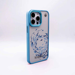 iPhone 17 pro Hülle - Schwarm blau - "Swarmin" - nachhaltig