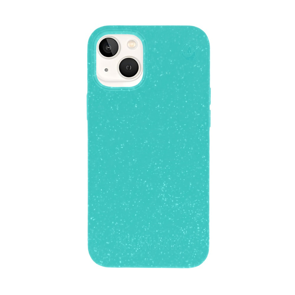iPhone 13 mini case - turquoise - sustainable