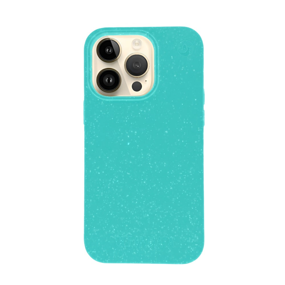 iPhone 14 pro case - turquoise - sustainable