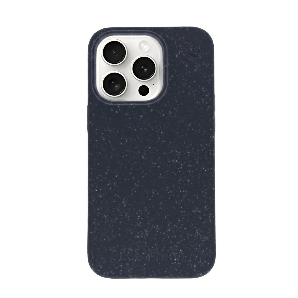 iPhone 15 pro case - black - sustainable