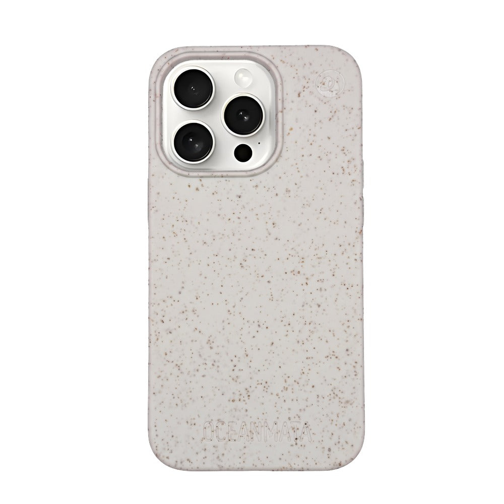 iPhone 15 pro case - white - sustainable