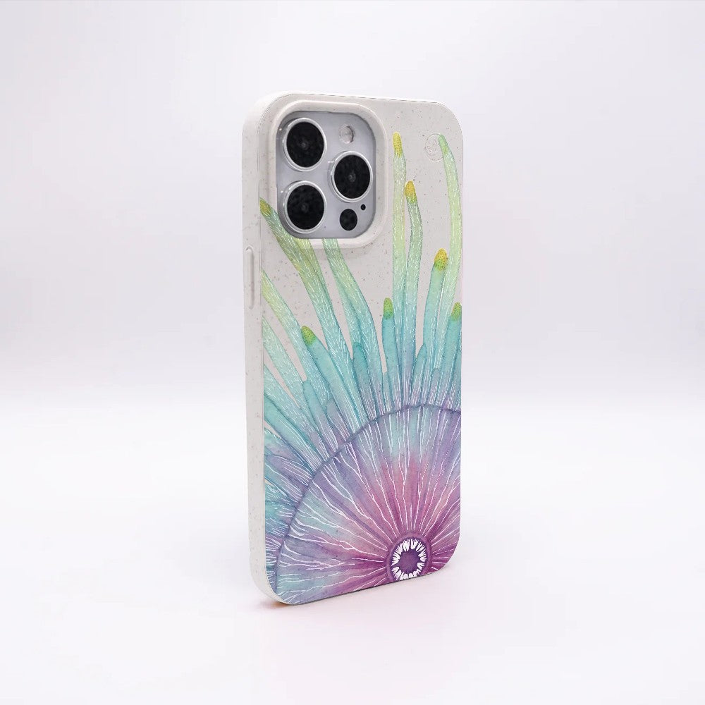 Biologisch abbaubare Handyhülle iPhone 16 Jellybutton — kompostierbar — Rückseite