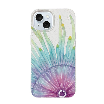 iPhone 15 Case - white - "jellybutton" - sustainable