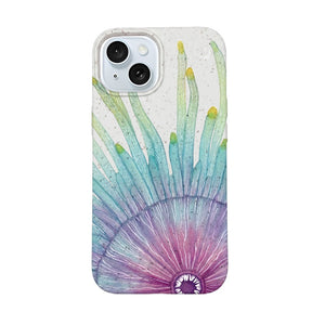 Biologisch abbaubare Handyhülle iPhone 15 Jellybutton — kompostierbar — Vorderseite