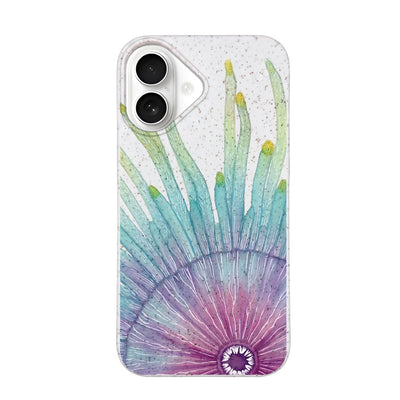 iPhone 16 Case - white - "jellybutton" - sustainable