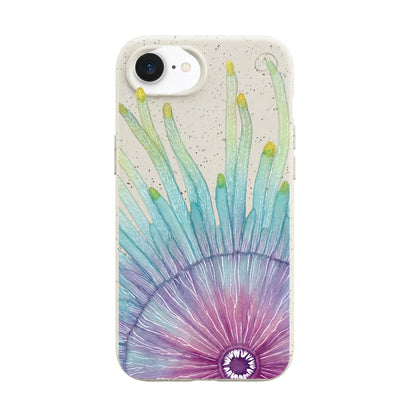 iPhone 16e Case - white - "jellybutton" - sustainable