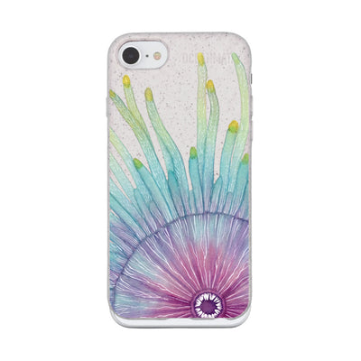 iPhone SE/7/8 Case - white - "jellybutton" - sustainable