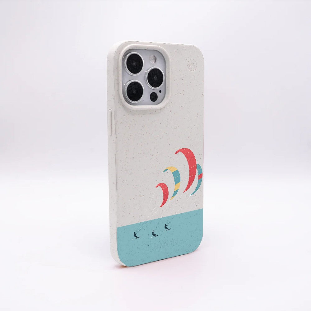 iPhone 12 mini Case - Kite White - "Kitesurf" - Sustainable