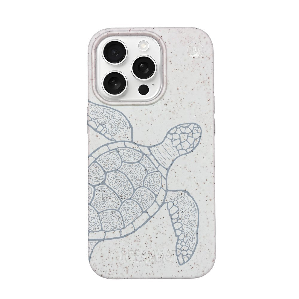 iPhone 16 Pro Case - Colorful Turtle - "Kura-Kura" - Sustainable
