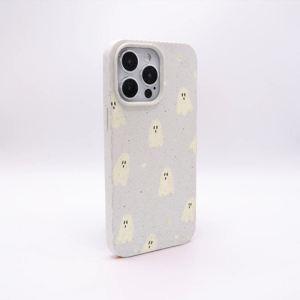 iPhone 17 Pro Max Case - Spirit White - "LittleGhost" - sustainable