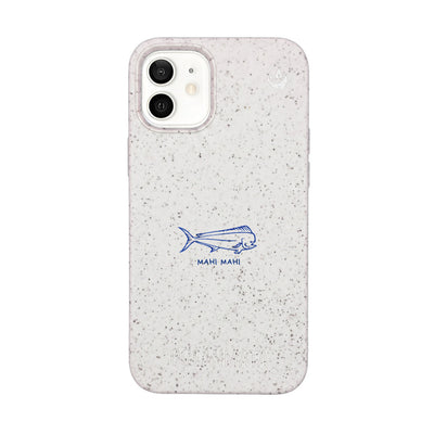 iPhone 12 mini Case - Fish white - "MahiMahi" - sustainable