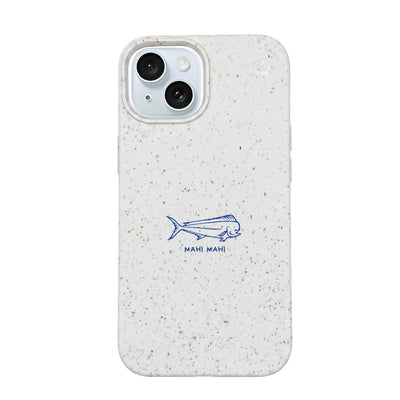 iPhone 15 Case - Fish White - "MahiMahi" - sustainable