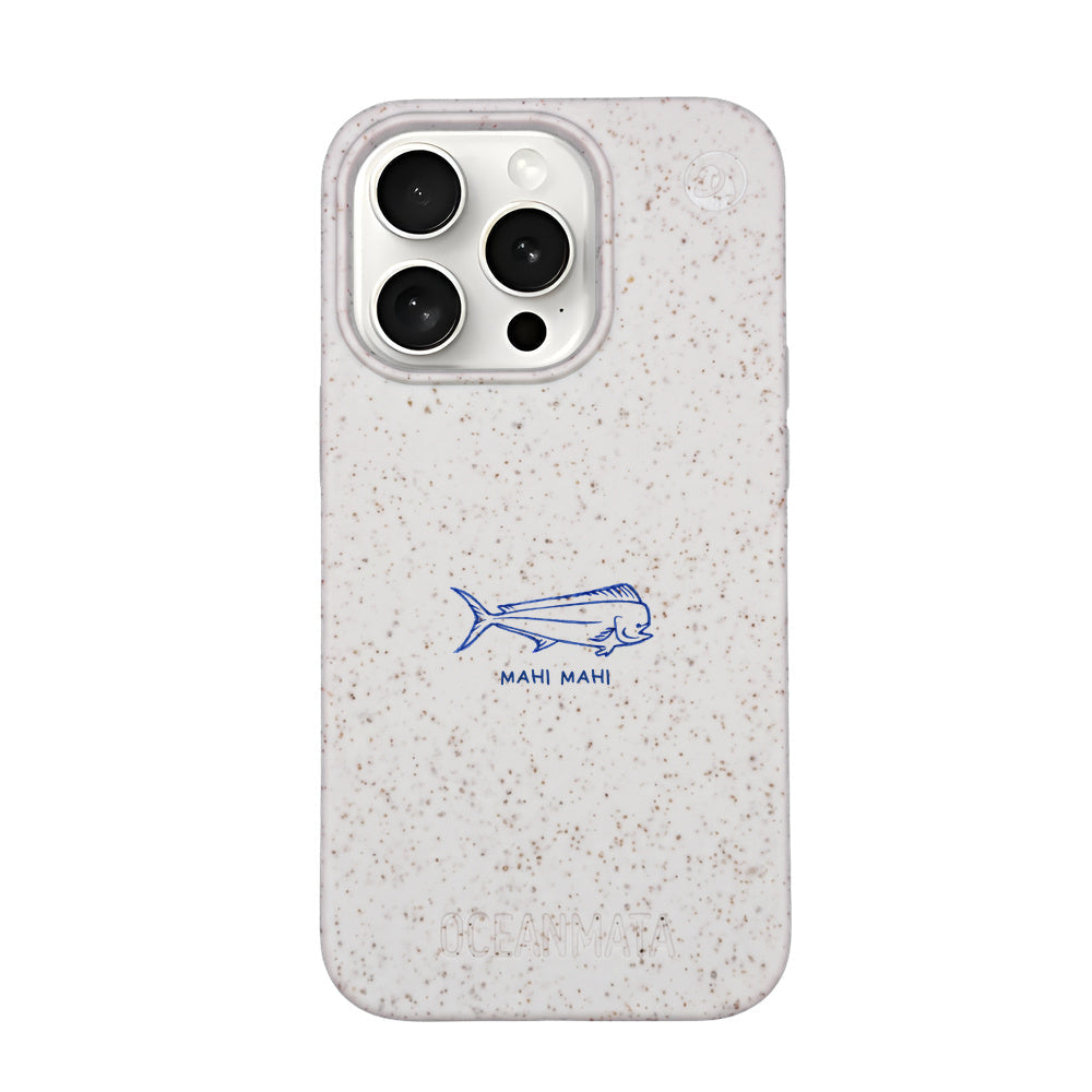 iPhone 15 Pro Case - Fish white - "MahiMahi" - sustainable