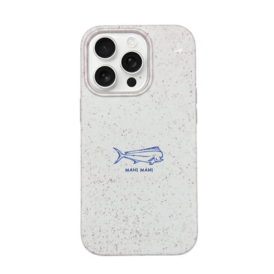 iPhone 16 Pro Max Case - Fish White - "MahiMahi" - Sustainable