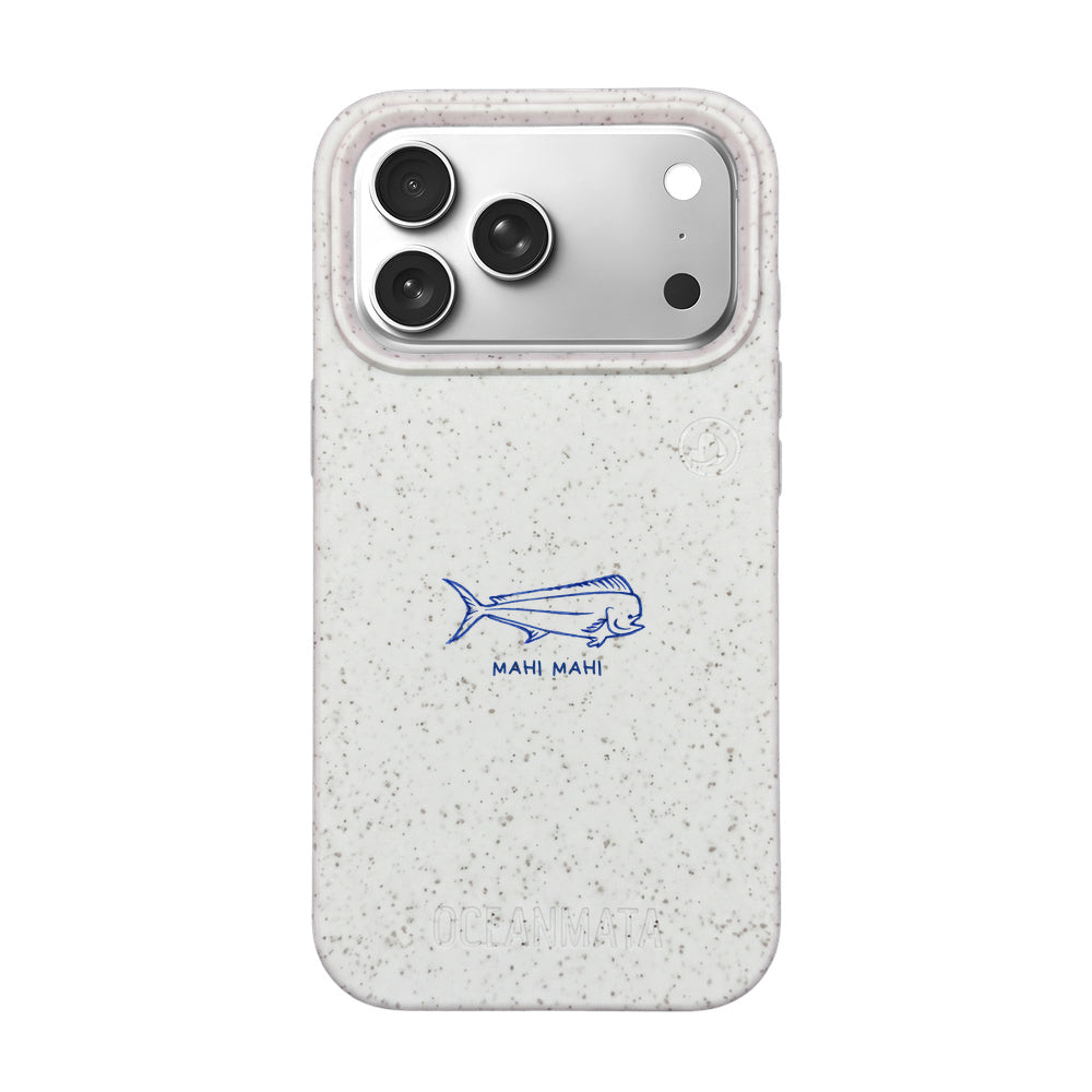 iPhone 17 Pro Max Case - Fish White - "MahiMahi" - Sustainable