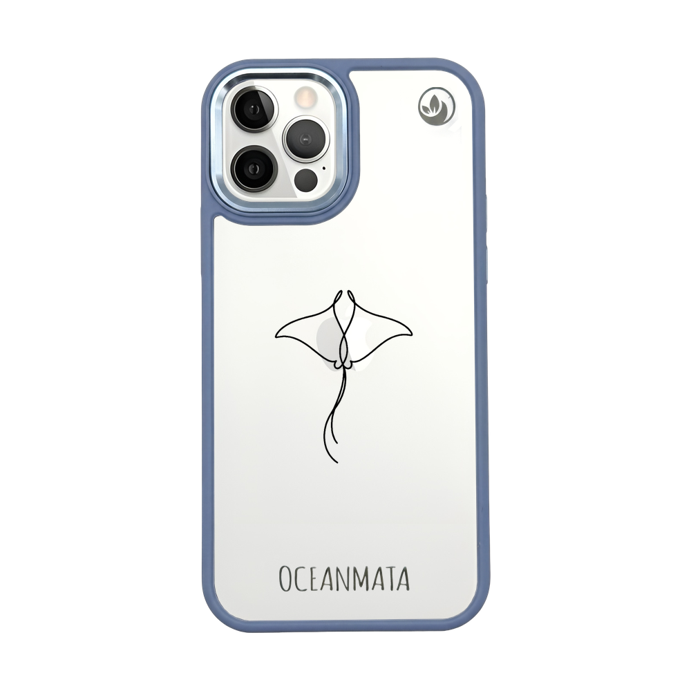iPhone 12 pro / iPhone 12 case - Manta ray - "Mantaray" - sustainable