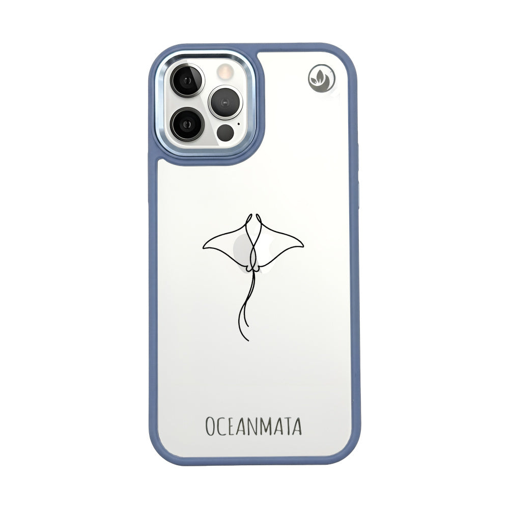 iPhone 12 pro / iPhone 12 case - Manta ray - "Mantaray" - sustainable