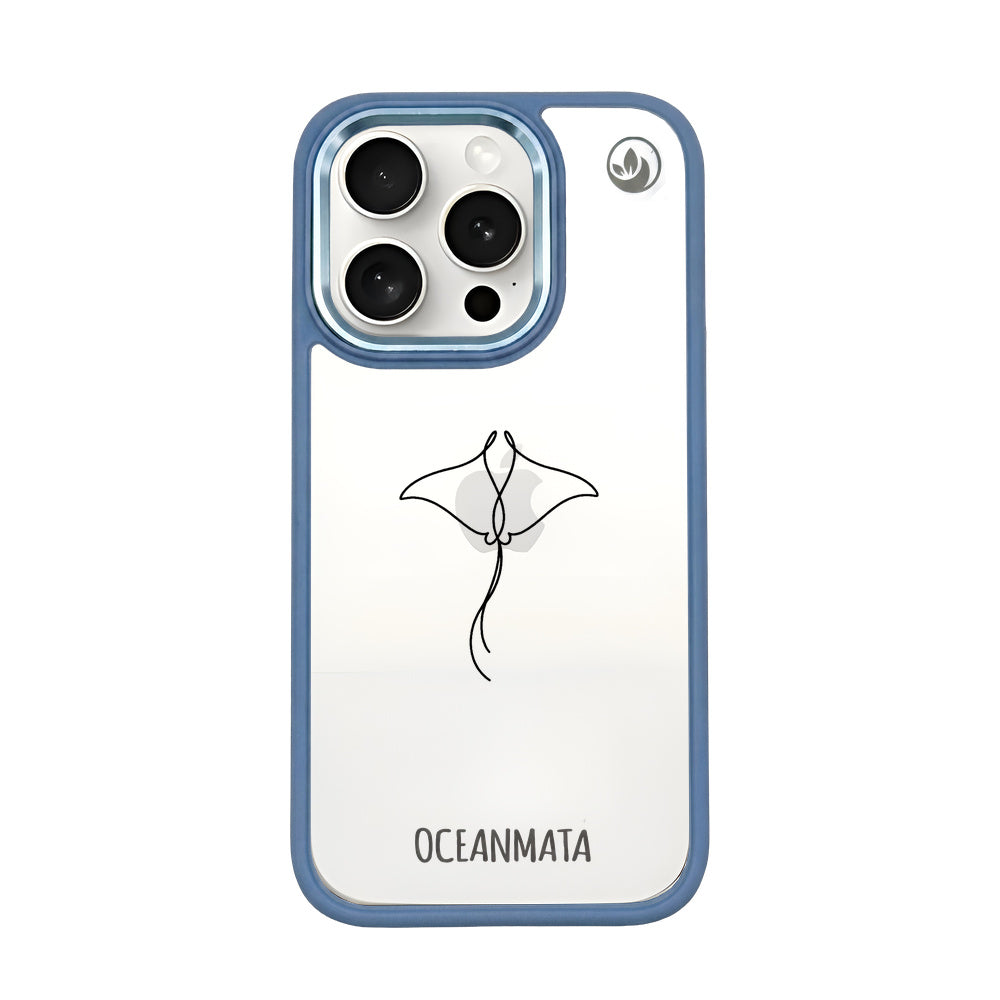 iPhone 15 pro case - Manta ray - "Mantaray" - sustainable