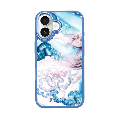 iPhone 16 Case - Blue Jellyfish - "Men o' War" - sustainable