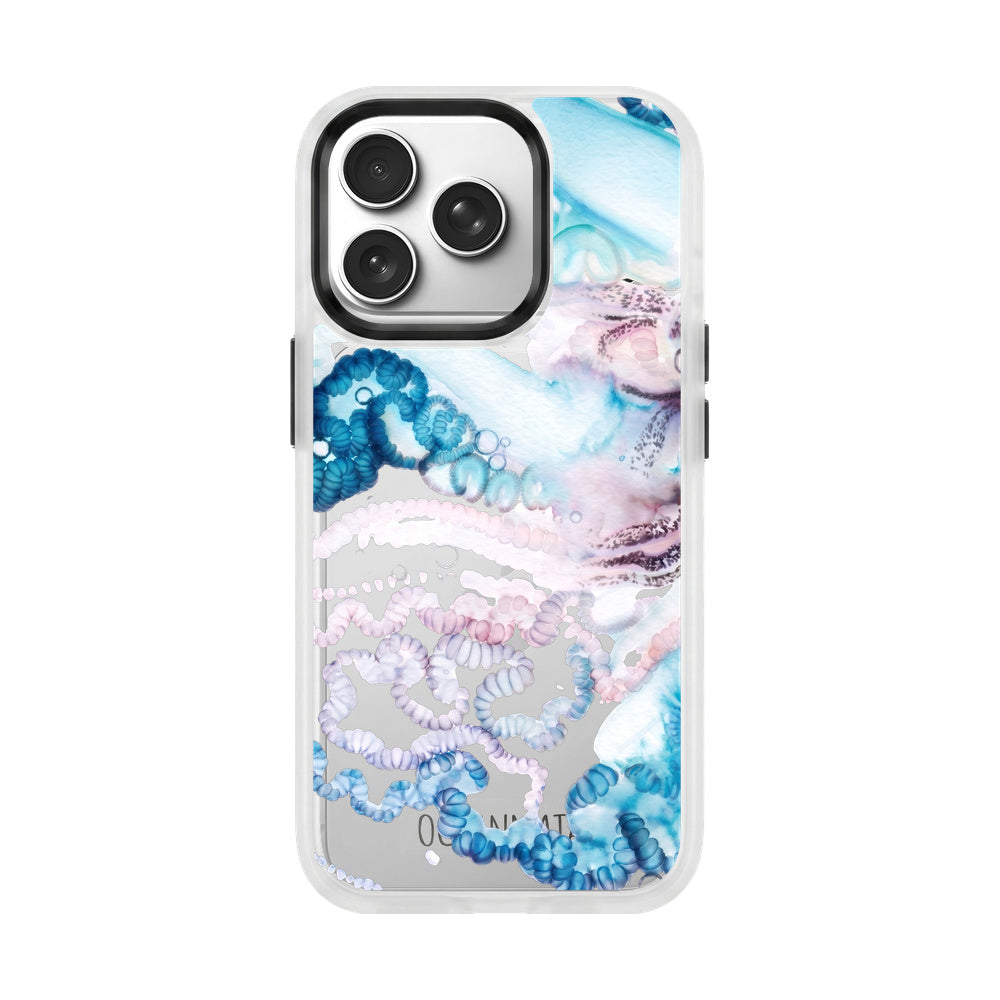 Samsung S24 Ultra Case - Jellyfish blue - "Men o' War" - sustainable