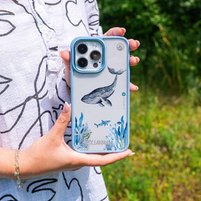 iPhone 15 pro Hülle - Meer blau - "Ocean" - nachhaltig