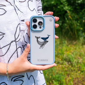iPhone 16e Case - Whale Blue - "BlueWhale" - sustainable