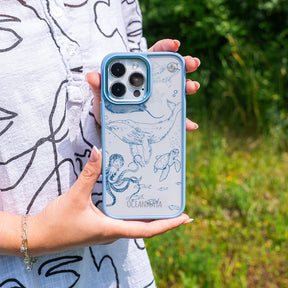 iPhone 13 pro max case - whale blue - "WhaleLife" sustainable