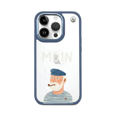 iPhone 14 Pro Max Case - Moin Blue - "Ostfriese" - sustainable