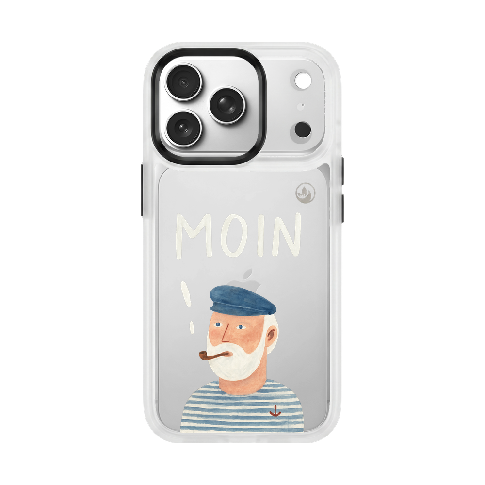 iPhone 17 pro max Hülle - Moin blau - "Ostfriese" - nachhaltig