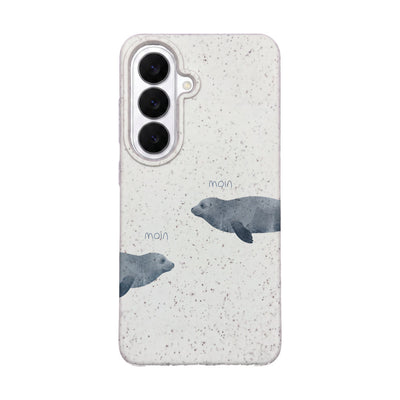 Samsung S26 Case - Seal White - "mooornin" - sustainable
