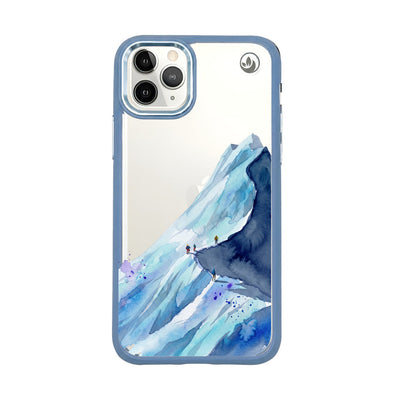 iPhone 11 Pro Case - Hiking Blue - "mountainblue" - sustainable