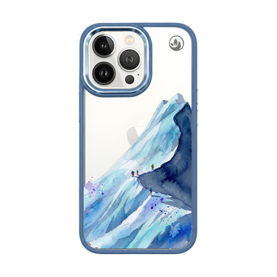 iPhone 13 Pro Case - Hiking Blue - "mountainblue" - sustainable