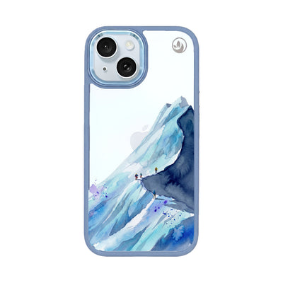 iPhone 15 Case - Hiking Blue - "mountainblue" - sustainable