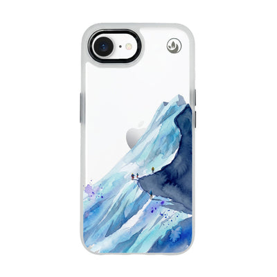 iPhone 16e Case - Hiking Blue - "mountainblue" - sustainable