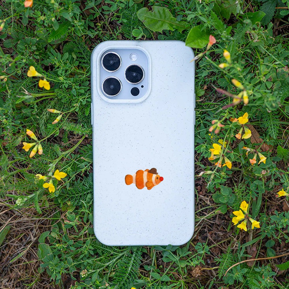 Biologisch abbaubare Handyhülle Samsung A55 Mrclownfish — kompostierbar — Bonus