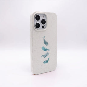Biologisch abbaubare Handyhülle iPhone 12 mini Narwhal — kompostierbar — Rückseite