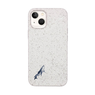 iPhone 13 mini Case - Humpback Whale White - "OceanLullaby" - sustainable