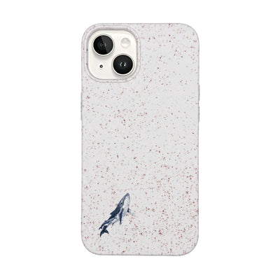 iPhone 14 Case - Humpback Whale White - "OceanLullaby" - Sustainable
