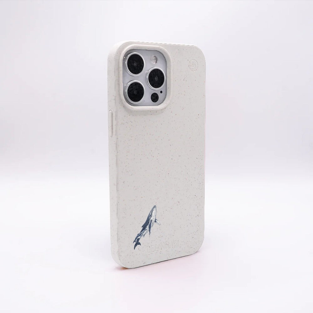 iPhone 17 Pro Max Case - Humpback Whale White - "OceanLullaby" - Sustainable