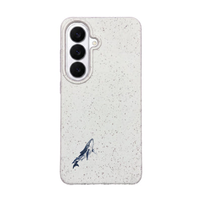 Samsung S26 Case - Humpback Whale White - "OceanLullaby" - sustainable