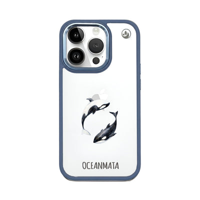 iPhone 14 Pro Case - Orca Blue - "OrcaFlow" - sustainable