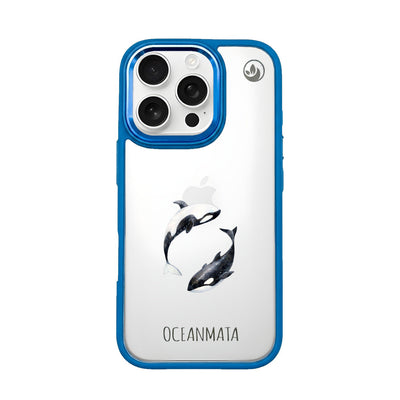 iPhone 16 Pro Max Case - Orca Blue - "OrcaFlow" - sustainable