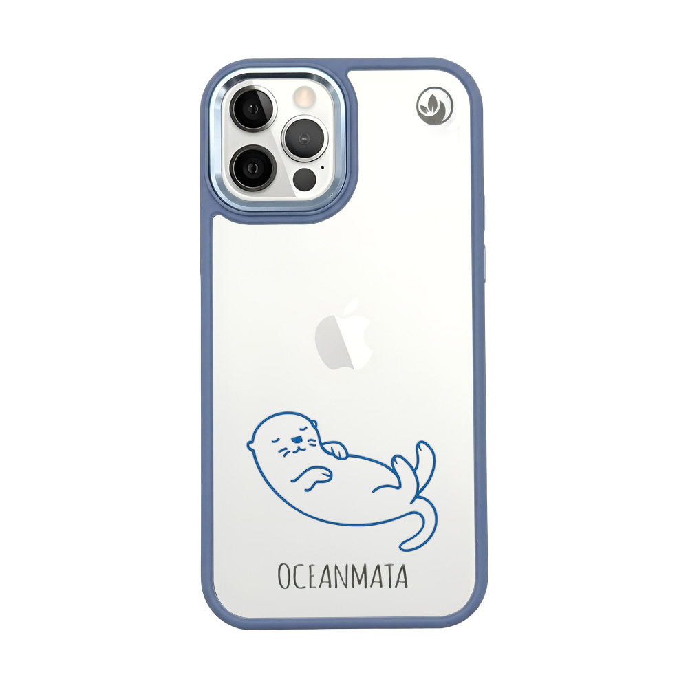 iPhone 12 pro / iPhone 12 case - Otter blue - sustainable