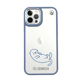 iPhone 12 pro / iPhone 12 case - Otter blue - sustainable