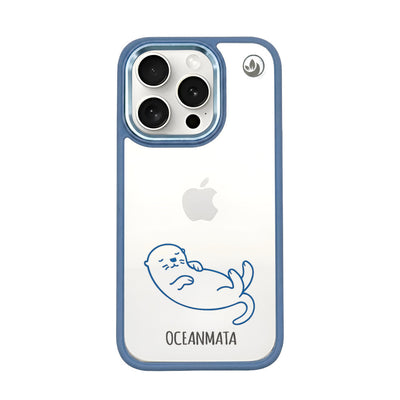 iPhone 15 pro max case - Otter blue - sustainable