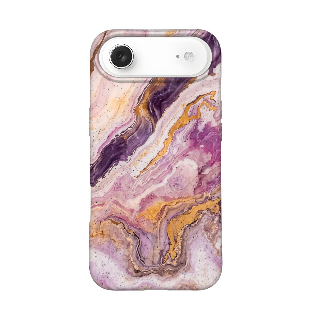 Biologisch abbaubare Handyhülle iPhone 17 Air Pinkmarble — kompostierbar — Vorderseite